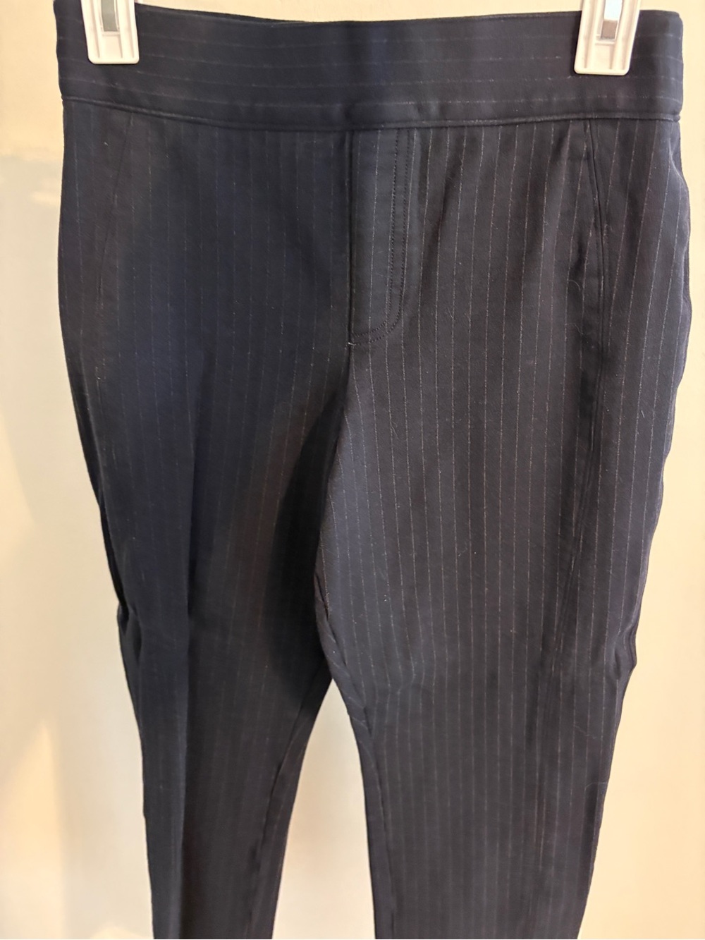 Spanx women’s perfect pant Navy Pinstripe Dress Pants